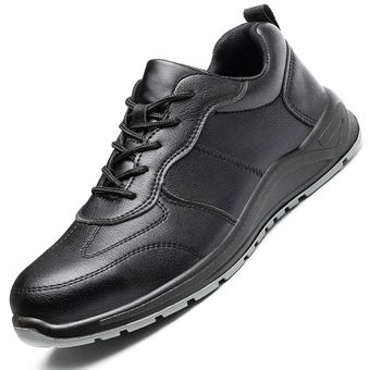Zapatos de seguridad con punta de acero para hombre calzado de trab 