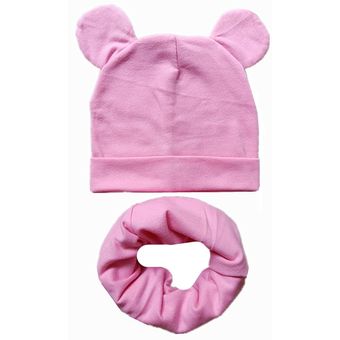 Nuevo 100% algodón gorro bufanda para niños conjunto de niños es adorable tapa sombrero de alta calidad niños niñas sombrero de la bufanda conjunto chico sombreros de utilería para fotos 