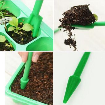 perforador de tr Mini kit suculento de jardín de plástico de 4 piezas 