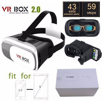 Gafas De Realidad Virtual 3D Vr Box + Control Bluetooth GENERICO