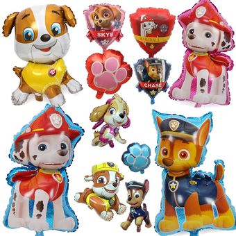 Figuras de acción de la patrulla canina para niños y niñas  juguetes de globos 