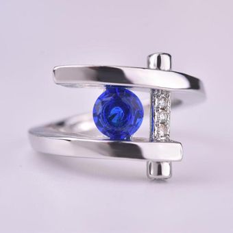 Anillo De Mujer Plateada Moderna Creativa Europa Y Estados 