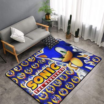 Personalizado Sonic niños alfombra de alfombra del piso de sala de n 