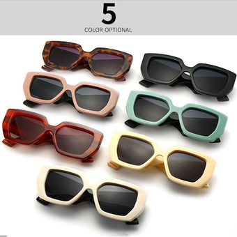 Retro Square Sunglasses Men Designer Vintage Sun Glasses For 