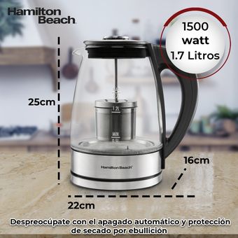 Hervidor De Agua Electrico 1.7 L Tetera Electrica Para Cafe Tea Calentador  MEJOR