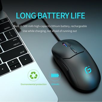 Ratón inalámbrico Bluetooth 5.02.4G carga del jugador del juego del mouse 
