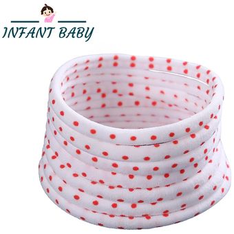 10 unidslote fino suave de Nylon diademas de bebé diadema para los niños cintas lisas para el pelo bebé accesorios para el cabello para chicas 