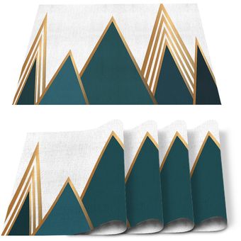 Camino de mesa Triangular en forma de montaña decoración de boda dec 