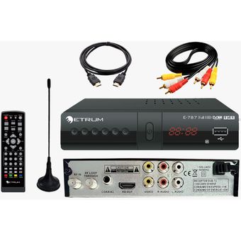 Decodificador Antena Tdt Receptor Tv Digital Dvb T2 Hdmi 
