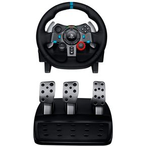 Timon Alambrico Logitech Driving Force G29 USB 2.0 para PS3 PS4 Negro  (Black)