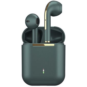 J18 auriculares estéreo inalámbrico verdadera 5.0 auriculares en el oído de manos libres auriculares de botón 