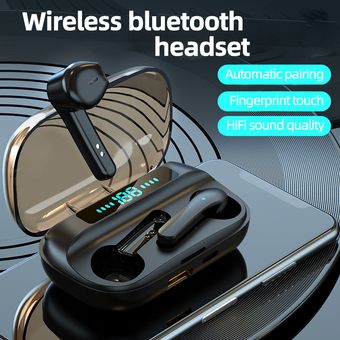 JS33 TWS Touch Auriculares inalámbricos Bluetooth Reducción de ruido A 