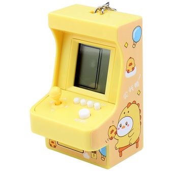 regalo DLJ máquina tragamonedas clásica nostálgica Mini consola portátil pequeña de juegos Arcade Tetris colgantes creativos 