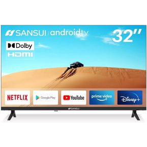 Pantalla Sansui Smx-32v1ha 32 Hd, Smart Tv, Android Tv Wifi