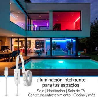 Tira led Wi-Fi Multicolor RGB de 2m marca Steren