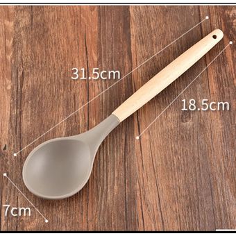 Mango de madera de silicona utensilios de cocina mango de madera densa suministros más diarios 