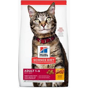 Alimento Hills Science Diet Adult Para Gato Adulto Sabor Pollo 16 lb