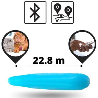 Chip Localizador GPS ANTI2 Blanco Mascotas Mini Rastreador Bluetooth