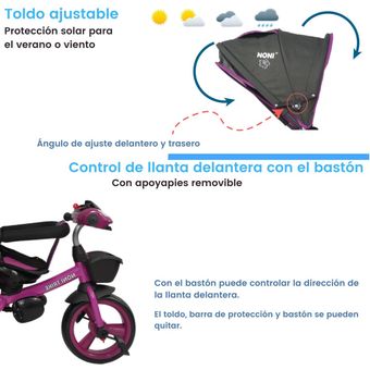 Silla Bicicleta Niños Trasera Requiere Parrilla C/ Posapies