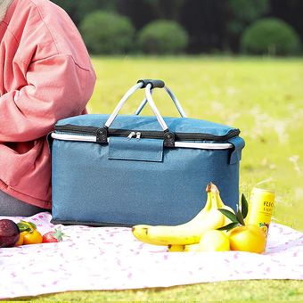 Plegable bolsa de almuerzo de campamento de picnic bolsa de 