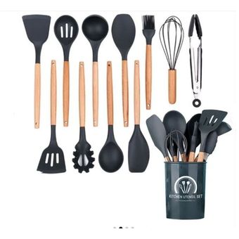 Utensilios de cocina en silicona set x 12