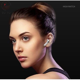 Earbudos de auriculares inalámbricos J6 con caja de carga de micrófono auriculares deportivos en la oreja 