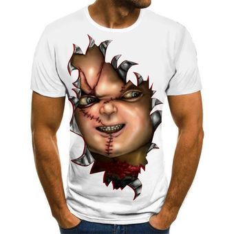 Camisetas de horror para hombre  camiseta de manga corta para hombre.. 