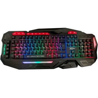 TECLADO 3DFX GAMER MMO COUNTER-PEEK MLAB