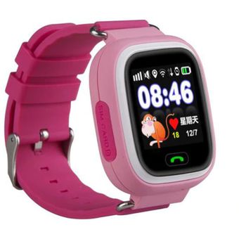 Reloj Inteligente Aktion con GPS para ni os y boton SOS Rosa