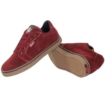 tenis color rojo para hombre