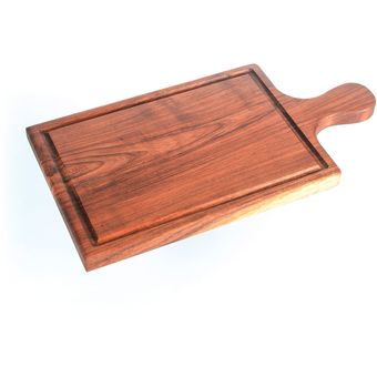 Juego de 4 tablas de madera para servir o picar Tabla de tzalam de