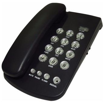 UNIDEN Teléfono Fijo Sobremesa Uniden Color Negro - Shopyclick