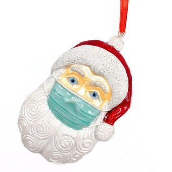 Navidad Santa Claus con cubierta de cara Llavero Colgante Muñeca 