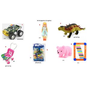 Dinosaurios y + Kit Juguetes # 6 (6 regalos) regalo navidad