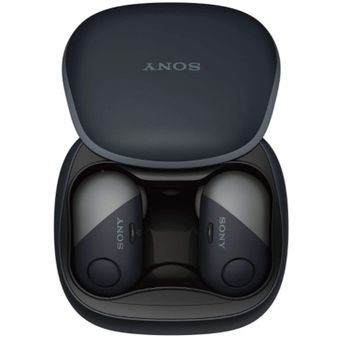 Audifonos Deportivos Sony In Ear WF-SP700N Inalambricos Bluetooth  Clasificacion IPX4 Negro (Black)