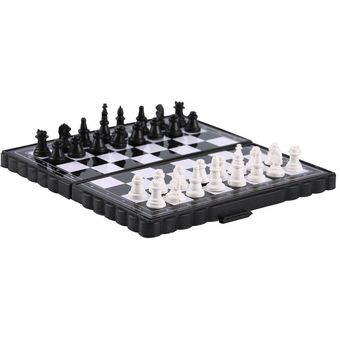 Entretenimiento de ajedrez de ajedrez de plástico de bolsillo magnétic 