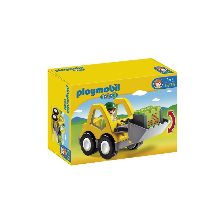 excavadora playmobil 123