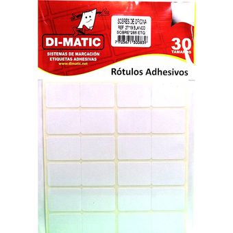 Rotulo Adhesivo Letras Doradas X 220 Etiquetas Dimatic.
