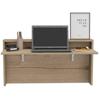 Mesa escritorio abatible y plegable de pared • Mesa Secreter