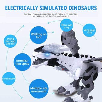 Juguete eléctrico de gran tamaño juguete de dragón rociador de agua 