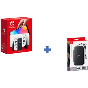 Consola Nintendo Switch OLED Blanco + Kit protector