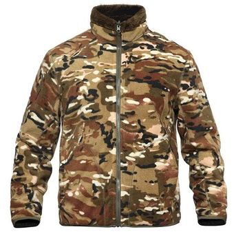 #CP camouflage Chaquetas de lana para hombre,abrigo de terciopelo s 