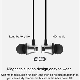 S8 Auriculares Inalámbricos Corbata Magnética Bluetooth 4.2 