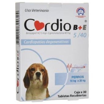 Cardio Be 5-40 Insuficiencia Cardiaca Perros 10-20Kg 30 Tab | Linio ...