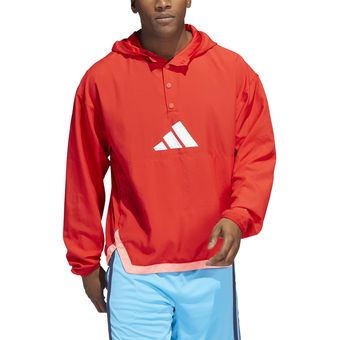Sudadera Adidas Roja con Logo en Blanco - ¡Super Precio!