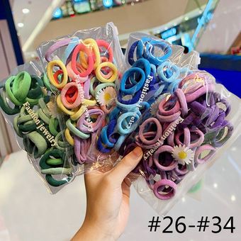 Línea alámbrica de teléfono 17KM-coleteros en espiral de colores para el cabello para mujer accesorios para el cabello bandas de cabello elástico de moda 