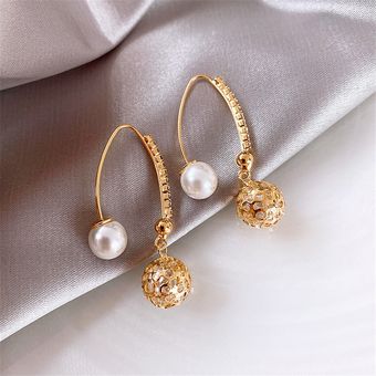 Tendencias Nuevas Pendientes De Bolas Huecas Pendientes De 