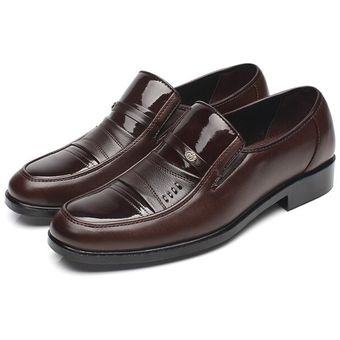 Zapatos formales de cuero para hombre calzado de vestir Oxford-Marrón 