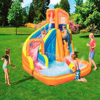 Parque Acuatico Inflable con Alberca y Resbaladilla Turbo Splash Zone Mega  H2OGO Con Bomba 110v 53302E Bestway | Linio México - BE930HL0XAIN8LMX