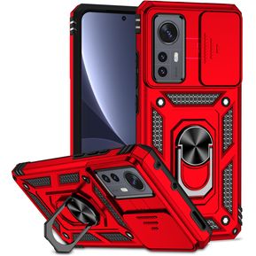 Funda Xiaomi 12 de Protección de Cámara - Rojo